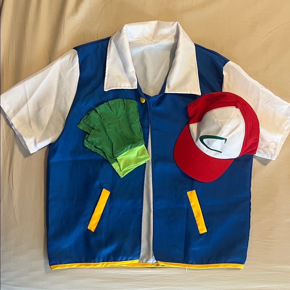 Ash Ketchum (from Pokemon) costume, unisex XL